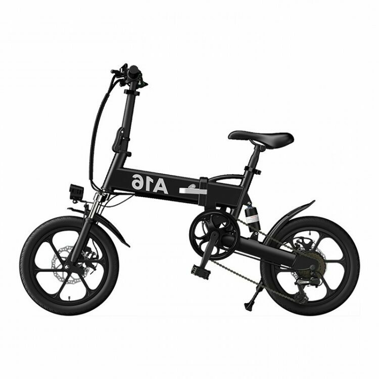 Sulankstomas elektrinis dviratis ADO A16 juodas 4