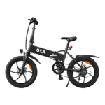 Elektrinis dviratis ADO A20+ 350 W, juodas