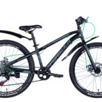 Vaikiškas dviratis FORMULA FOREST 12,5" rėmas, juodas su žalia